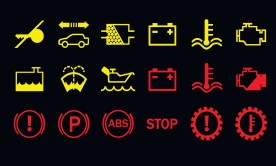 Significado de luces en el tablero del auto